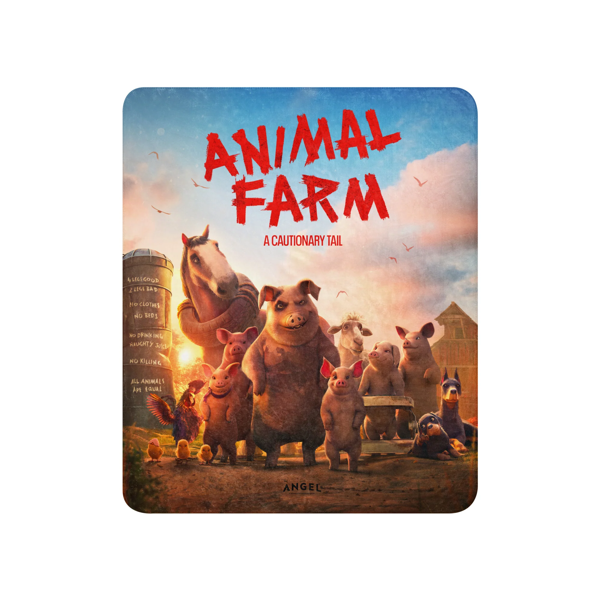 Animal Farm Sherpa Blanket