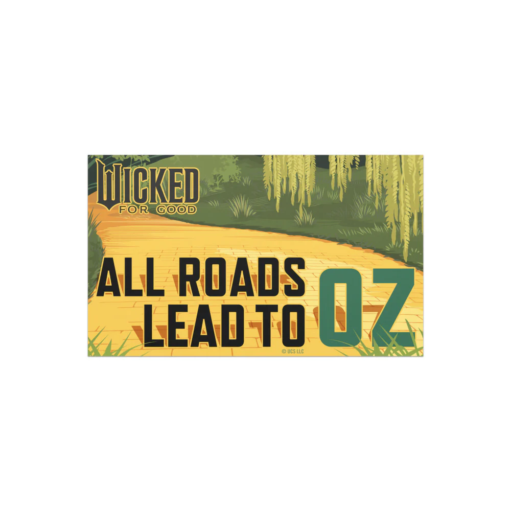 1079-wicked-for-good-magnet-all-roads-lead-to-oz-1.webp Wicked: For Good Magnet "All Roads Lead To Oz"