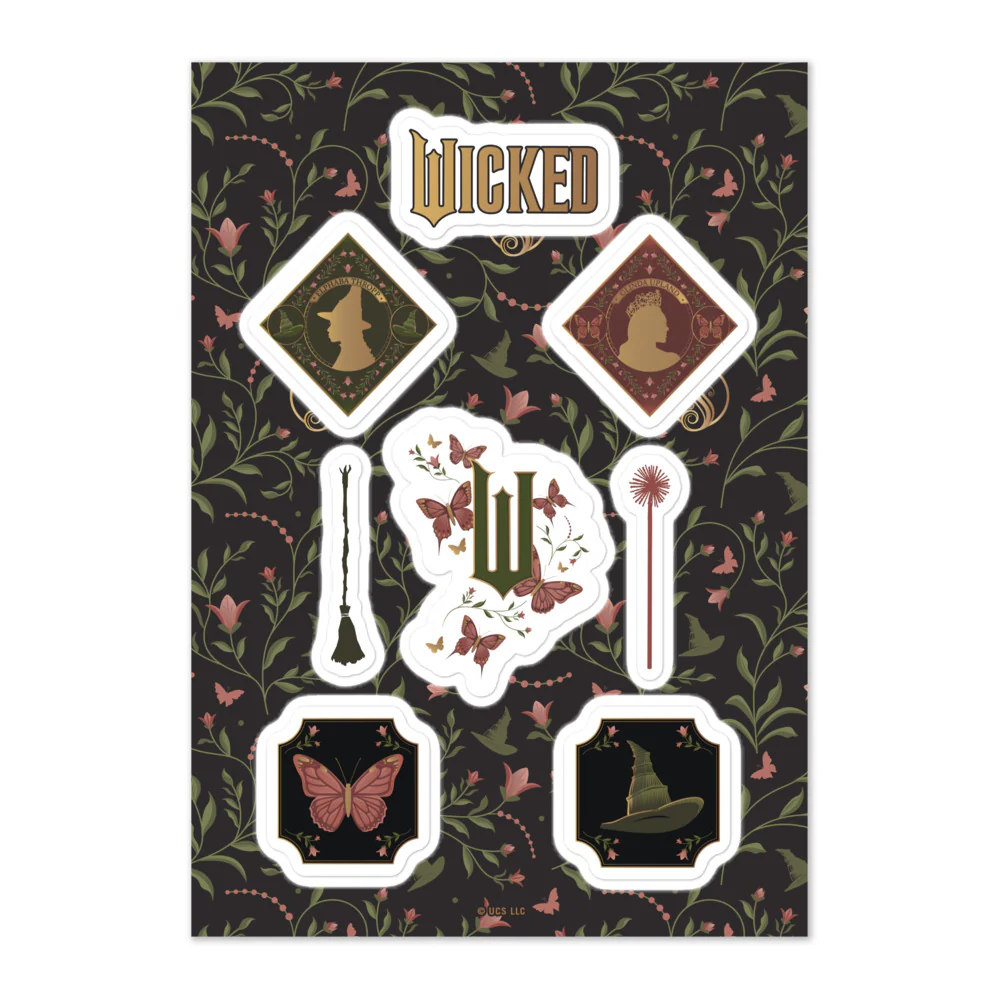 Wicked Enchanted Elements Sticker Sheet