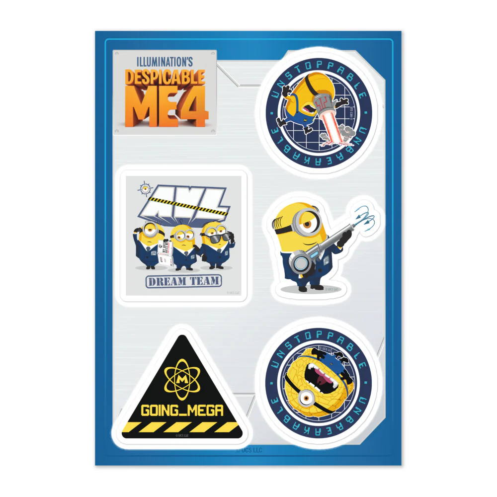 Despicable Me 4 Sticker Sheet