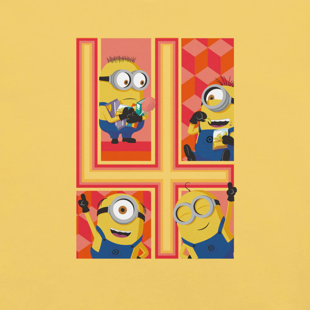 Despicable Me 4 Four Minions Unisex T-Shirt