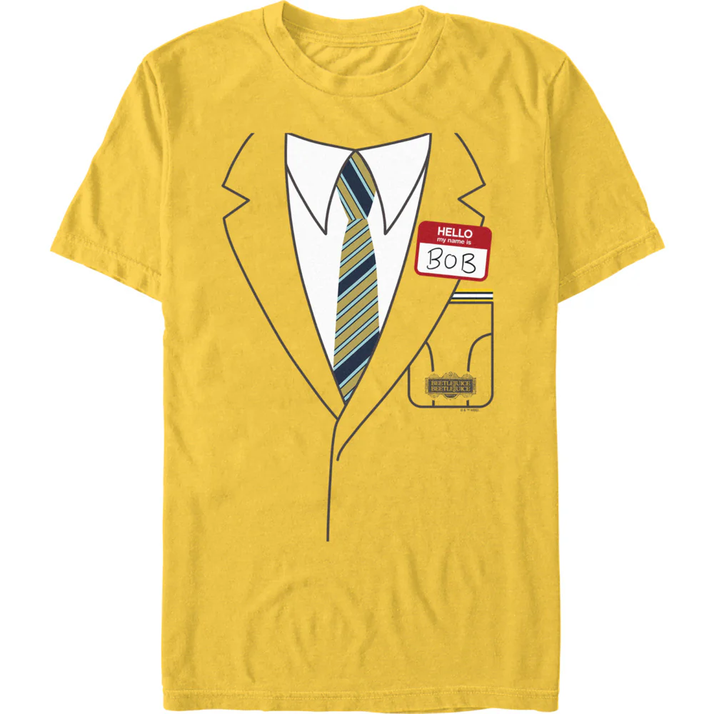 Beetlejuice Beetlejuice Hello My Name is Bob T-Shirt