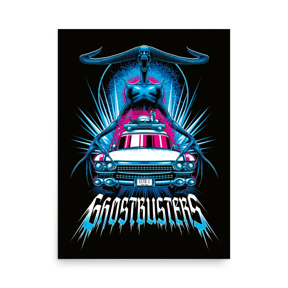 Ghostbusters: Frozen Empire Horned Ghost Poster