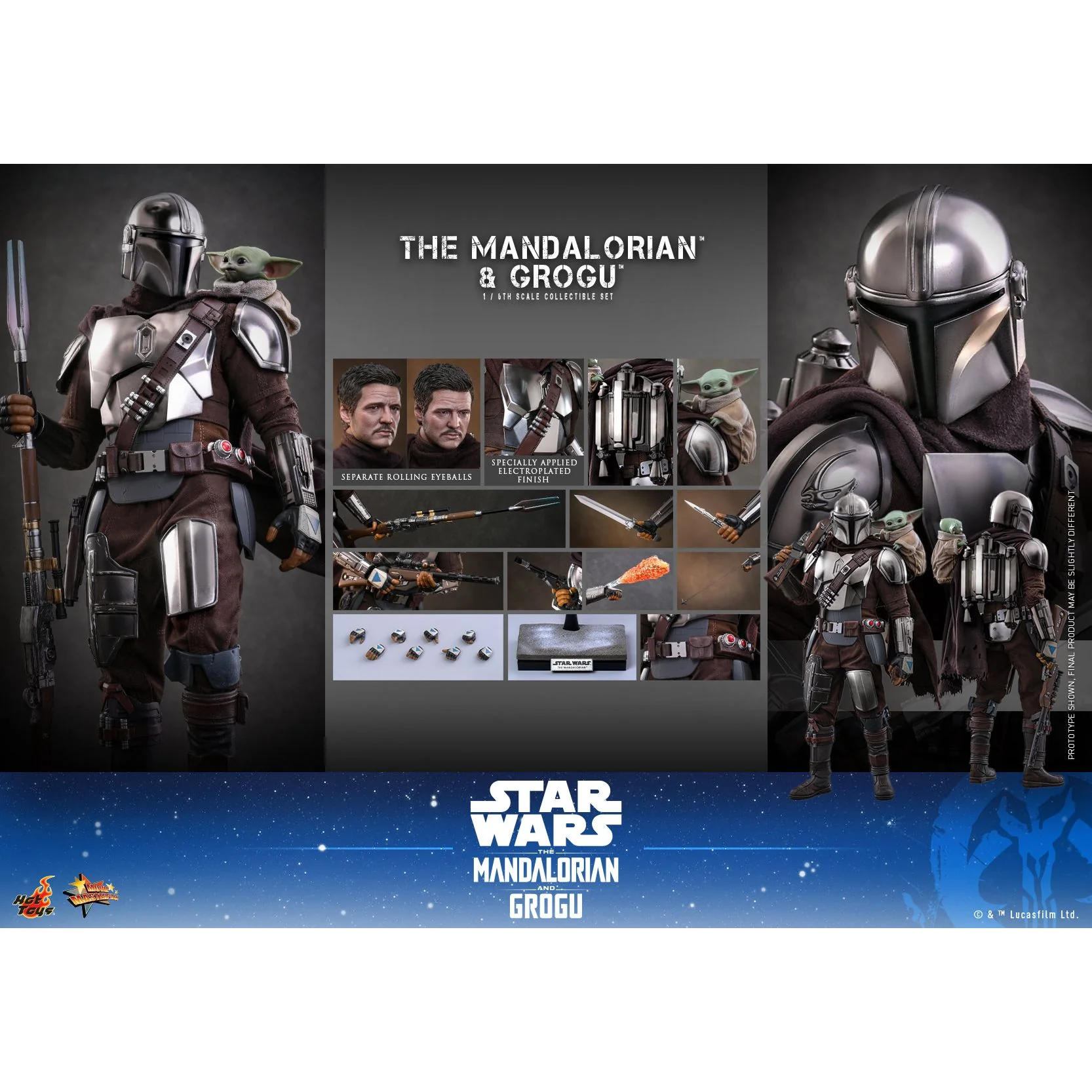 140-the-mandaloriantm-grogutm-1-6th-scale-figure-set-7.webp The Mandalorian™ & Grogu™ 1/6th Scale Figure Set