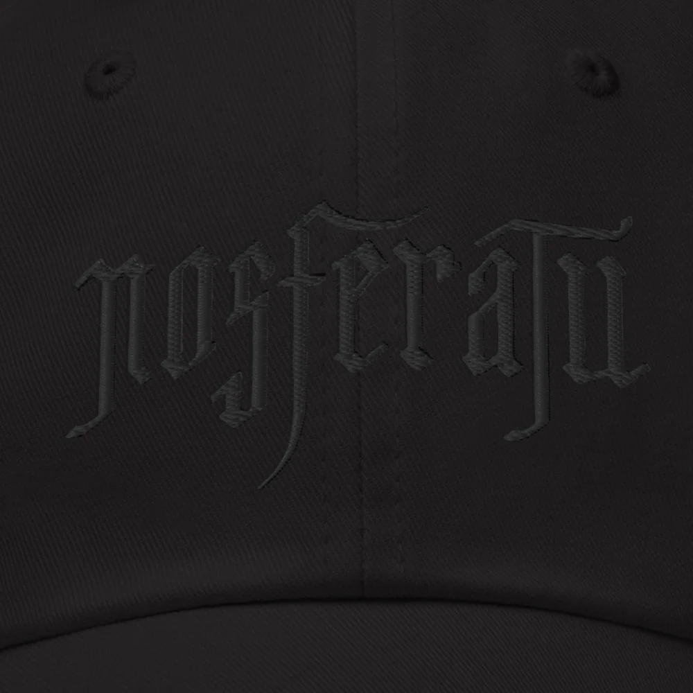 1451-nosferatu-logo-embroidered-dad-hat-2.webp Nosferatu Logo Embroidered Dad Hat