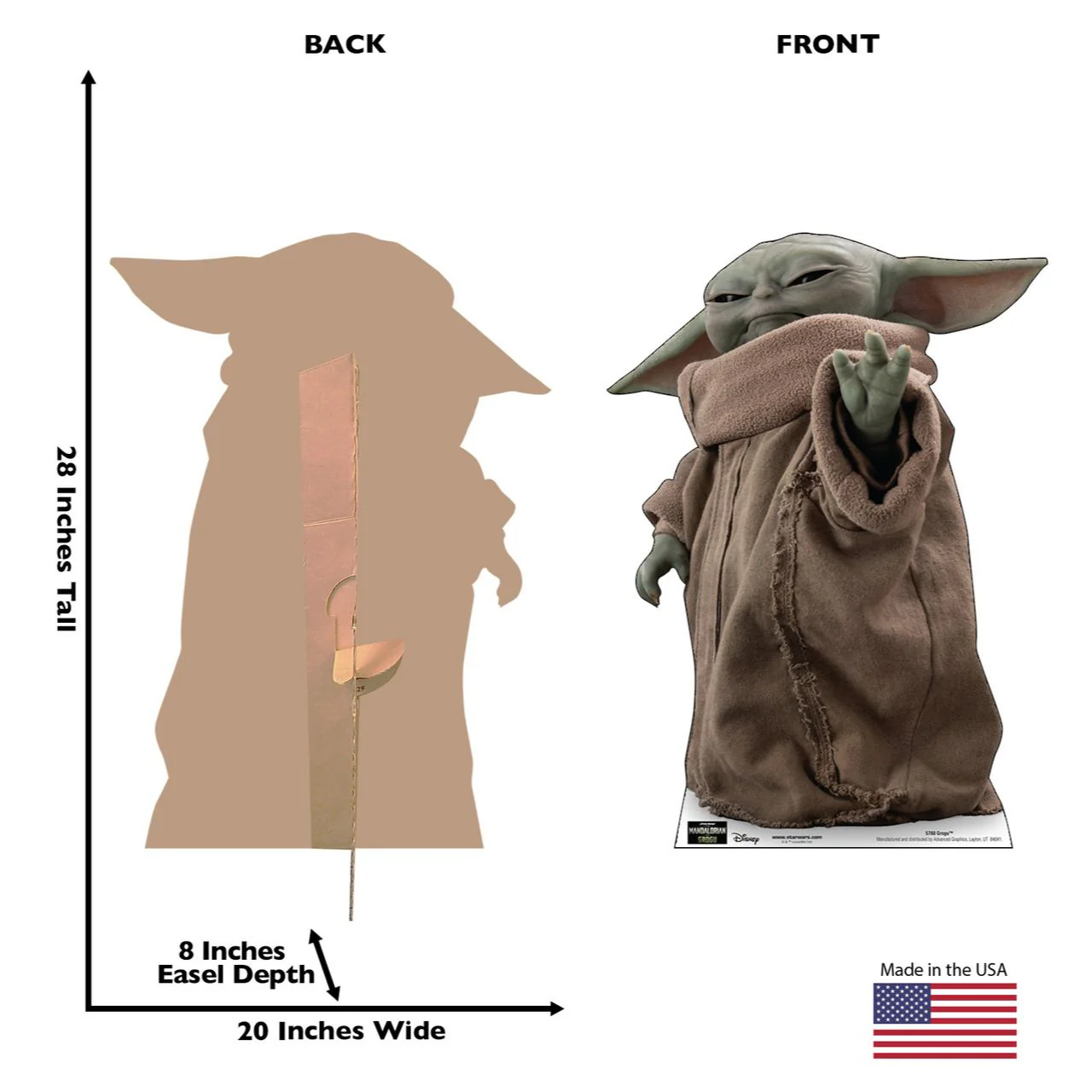 The Mandalorian & Grogu Grogu Standee