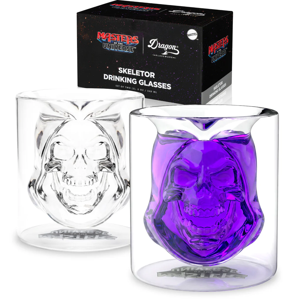 Masters of the Universe 2026 Movie Skeletor Glasses - Set of 2