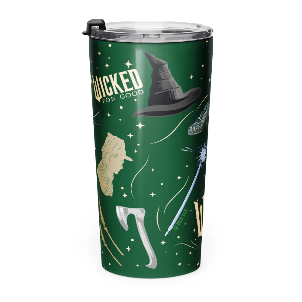 Wicked: For Good Magic Pattern Stainless Steel Tumbler