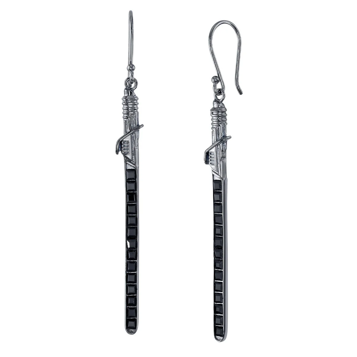 596-star-wars-x-rocklove-darksaber-crystal-lightsaber-earrings-1.webp Star Wars x RockLove Darksaber Crystal Lightsaber Earrings