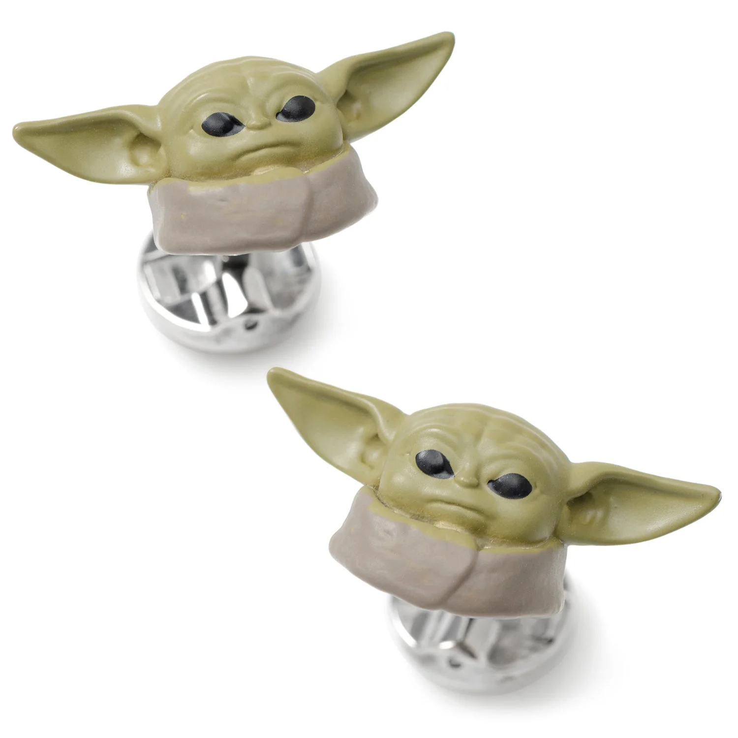 Official Star Wars The Mandalorian Grogu 3D Cufflinks