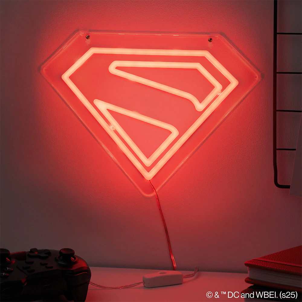 SUPERMAN (2025 Movie) Superman Wall Mountable LED Neon Light