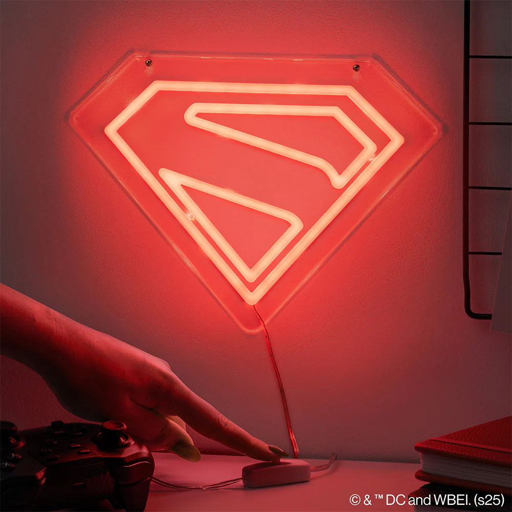 SUPERMAN (2025 Movie) Superman Wall Mountable LED Neon Light