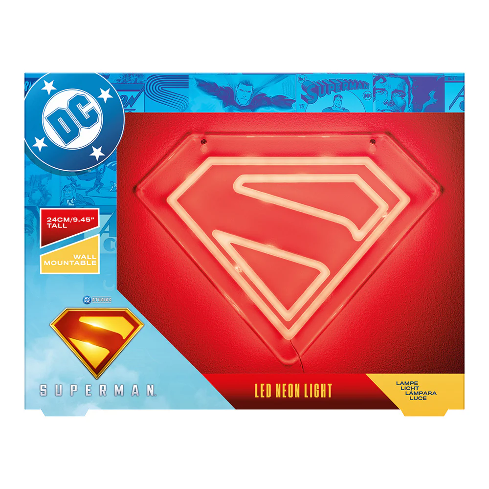 SUPERMAN (2025 Movie) Superman Wall Mountable LED Neon Light
