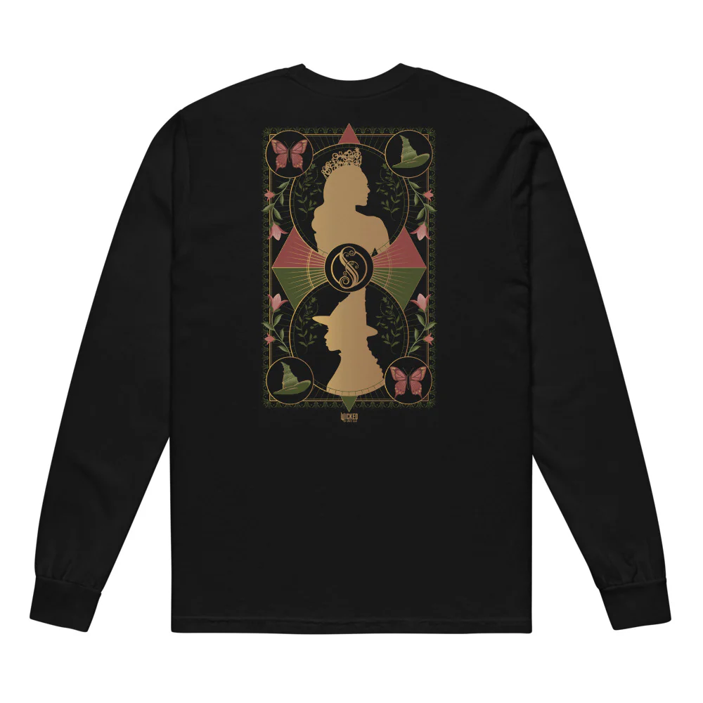 Wicked Enchanted Elements Elphaba & Glinda Heavyweight Long Sleeve T-Shirt