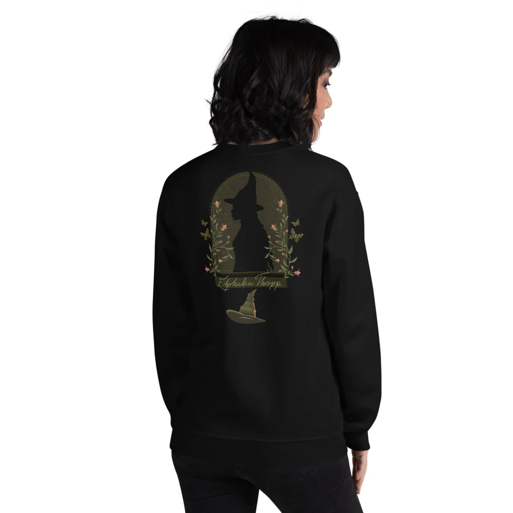 Wicked Enchanted Elements Elphaba Thropp Fleece Crewneck Sweatshirt