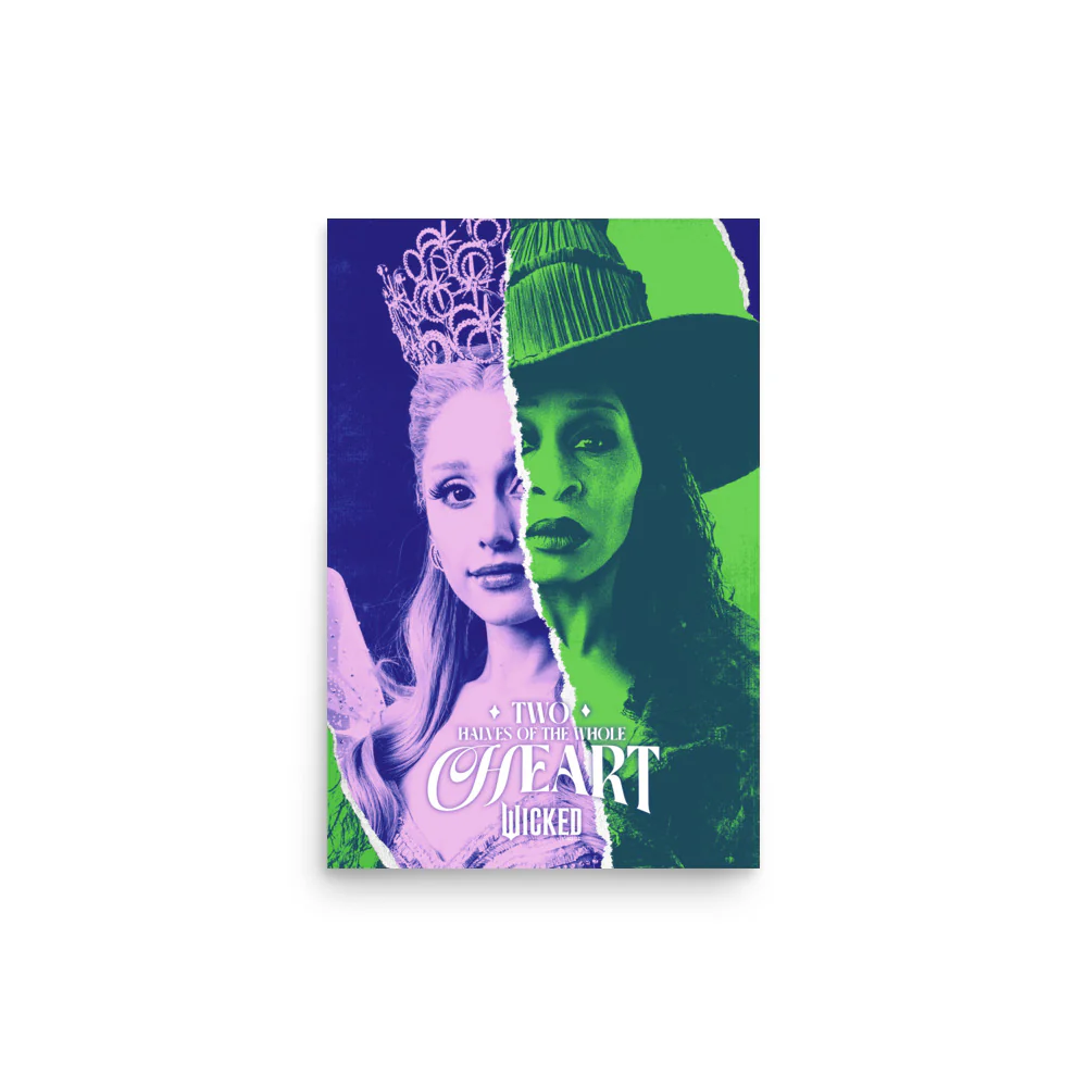 694-wicked-for-good-poster-two-halves-1.webp Wicked: For Good Poster "Two Halves"