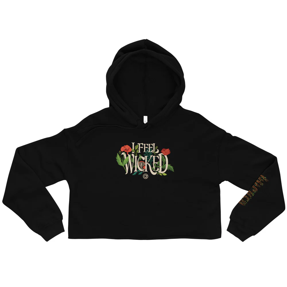 709-wicked-for-good-women-s-cropped-hoodie-i-feel-wicked-1.webp Wicked: For Good Women's Cropped Hoodie "I Feel Wicked"