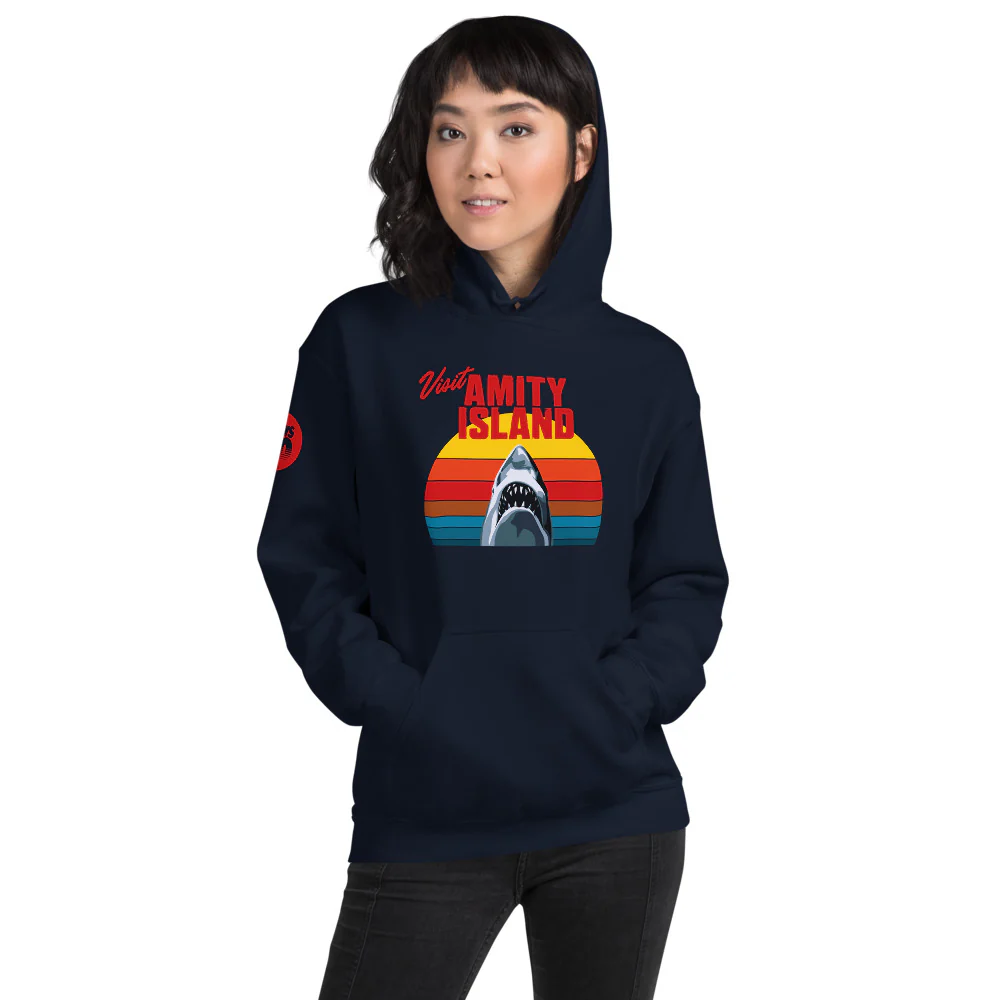 764-jaws-50th-anniversary-visit-amity-island-hoodie-3.webp Jaws 50th Anniversary Visit Amity Island Hoodie