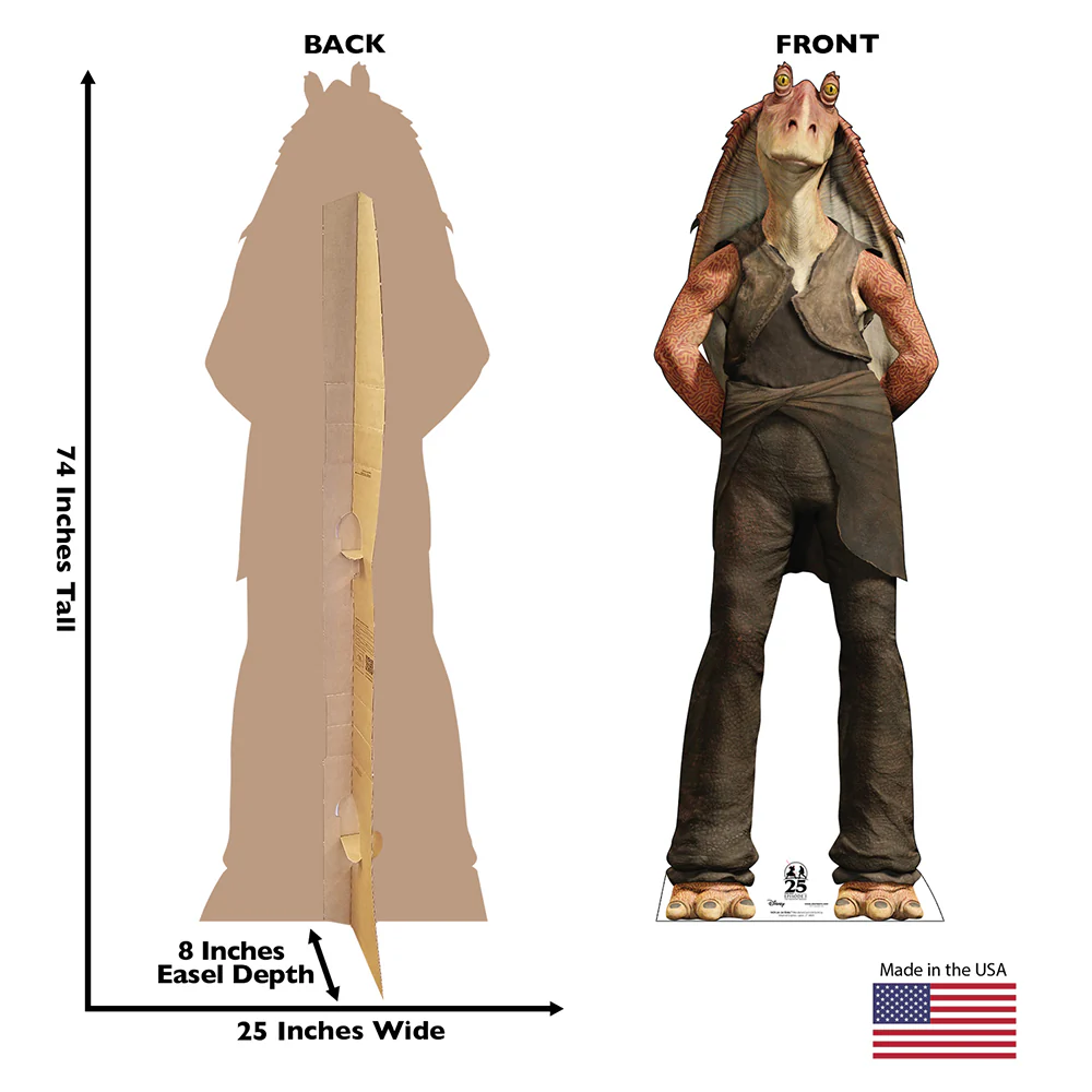 787-star-wars-25th-anniversary-the-phantom-menace-jar-jar-binkstm-standee-3.webp Star Wars 25th Anniversary The Phantom Menace Jar Jar Binks™ Standee