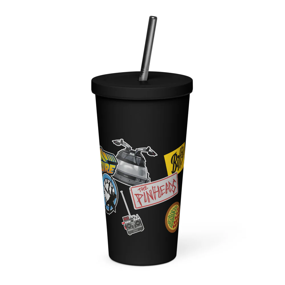 Back to the Future 40th Anniversary Stainless Steel Tumbler