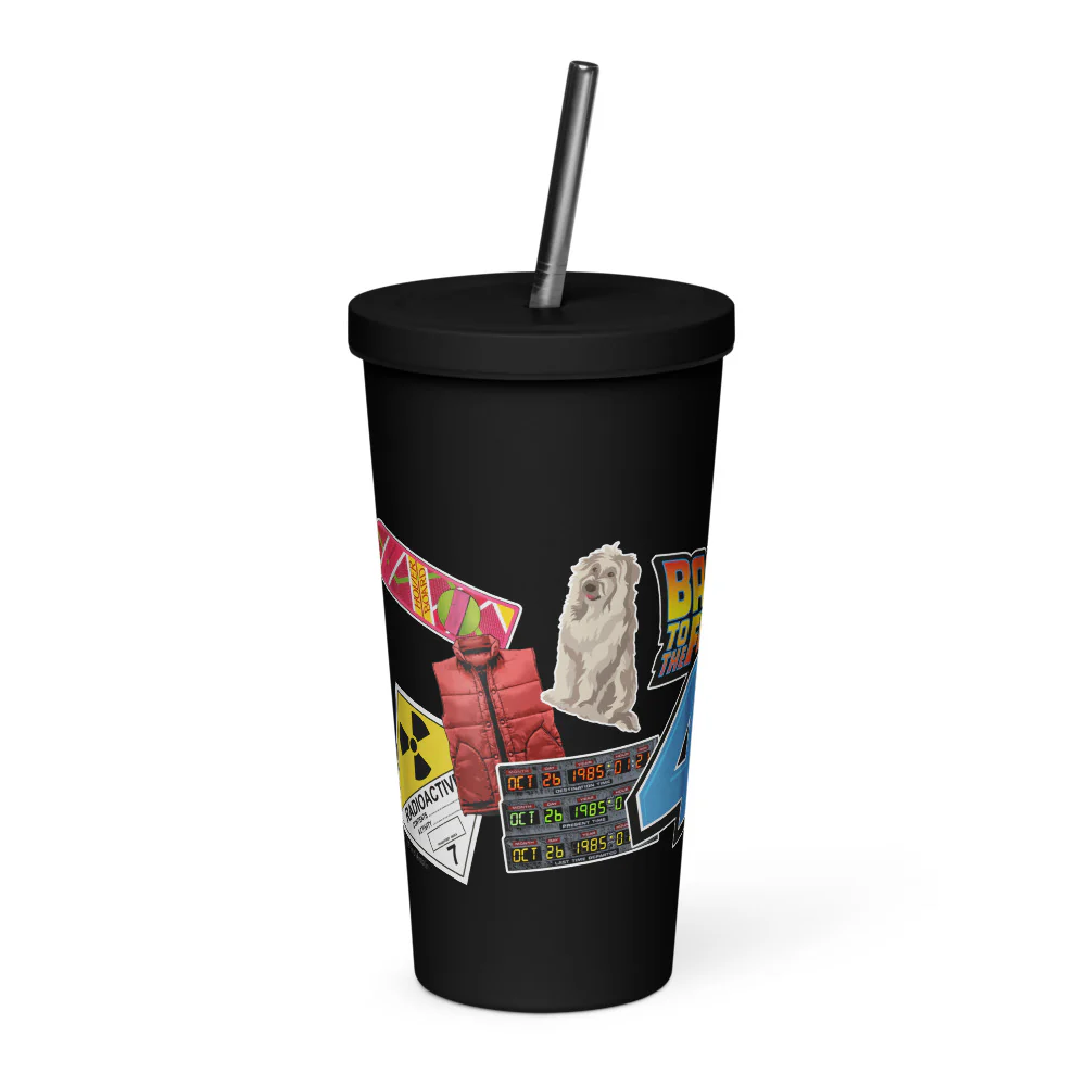 Back to the Future 40th Anniversary Stainless Steel Tumbler