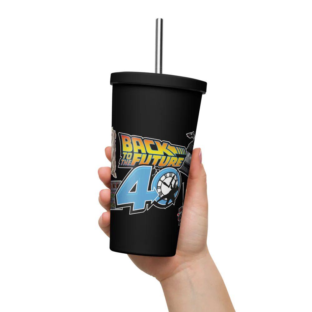 Back to the Future 40th Anniversary Stainless Steel Tumbler