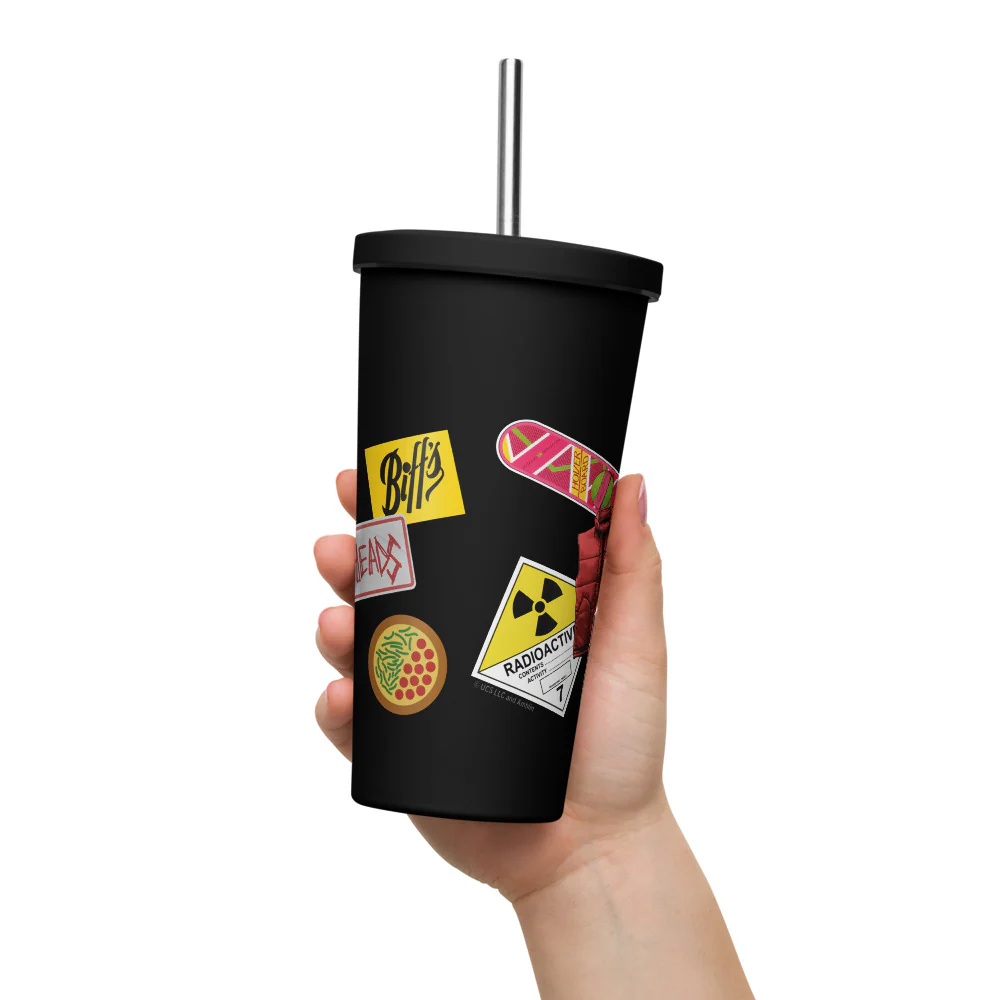 Back to the Future 40th Anniversary Stainless Steel Tumbler