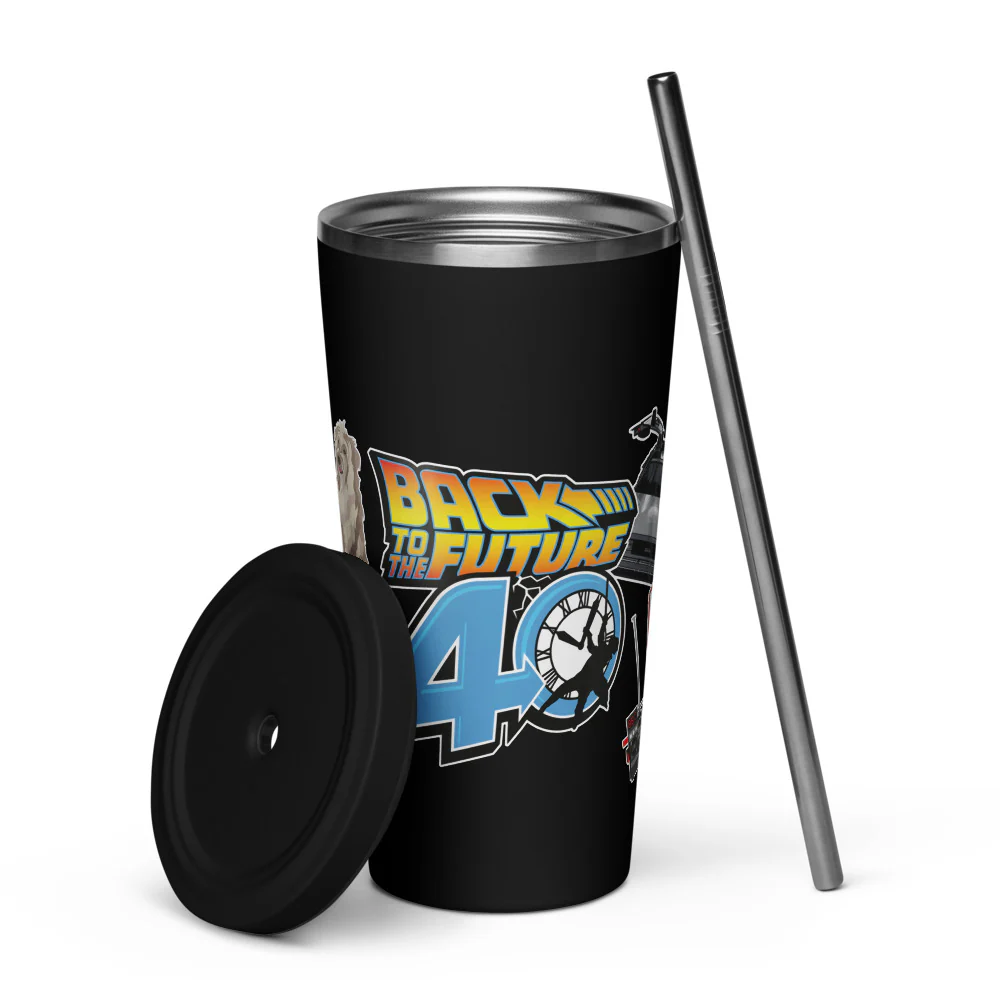 Back to the Future 40th Anniversary Stainless Steel Tumbler