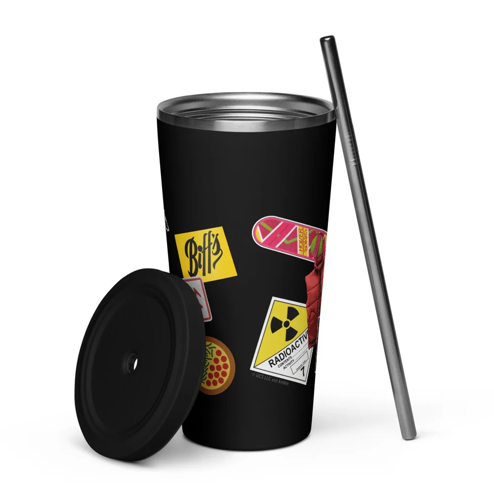 Back to the Future 40th Anniversary Stainless Steel Tumbler