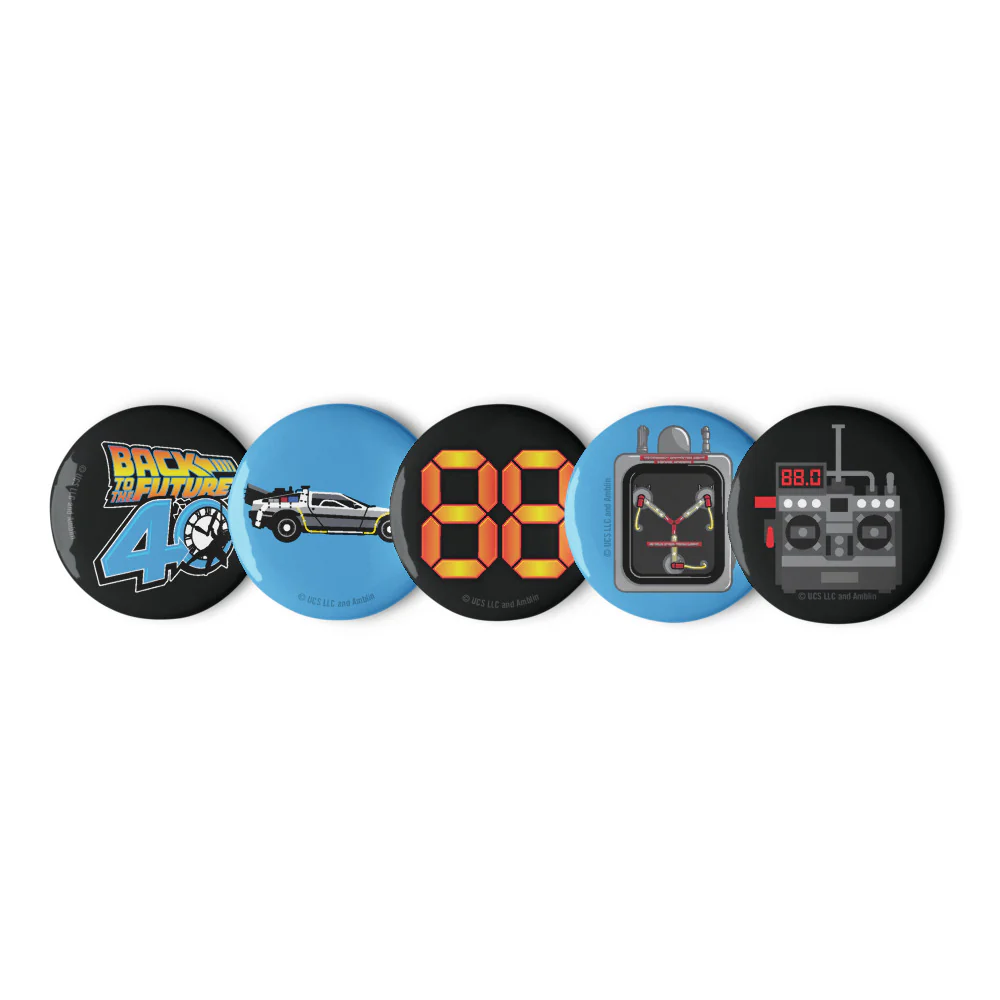 Back to the Future Icons Pin Set