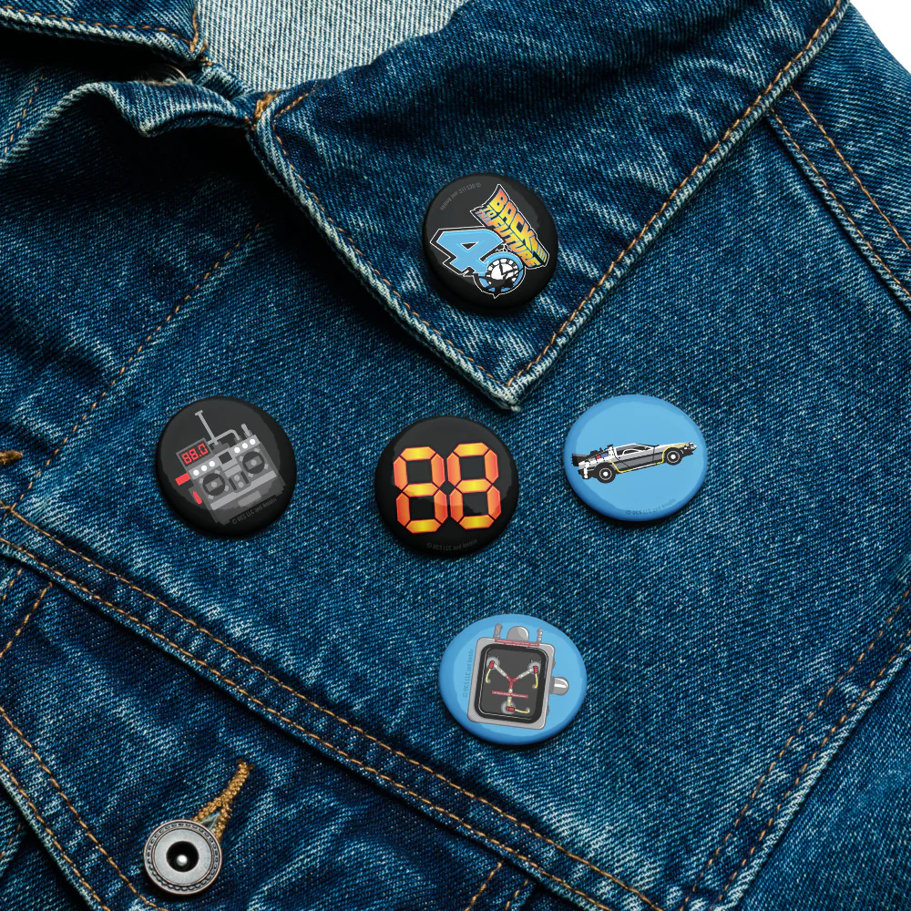 Back to the Future Icons Pin Set