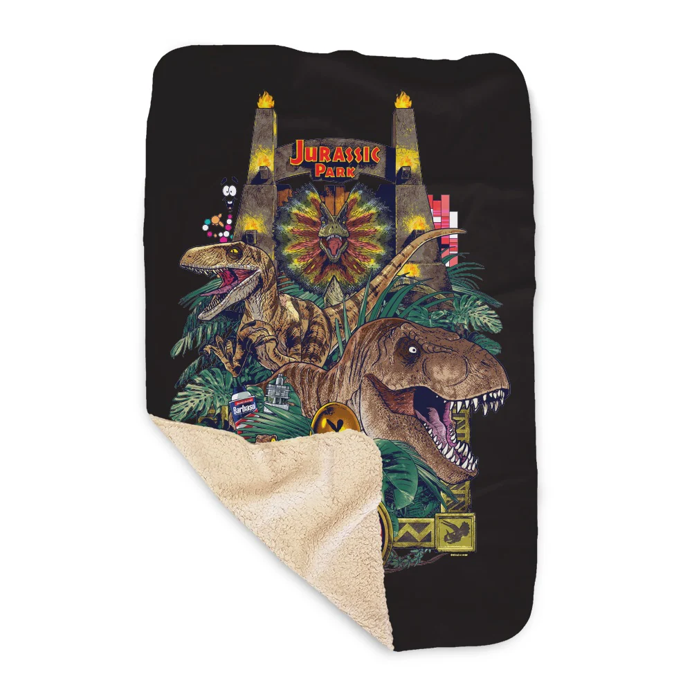 876-jurassic-park-sherpa-blanket-3.webp Jurassic Park Sherpa Blanket