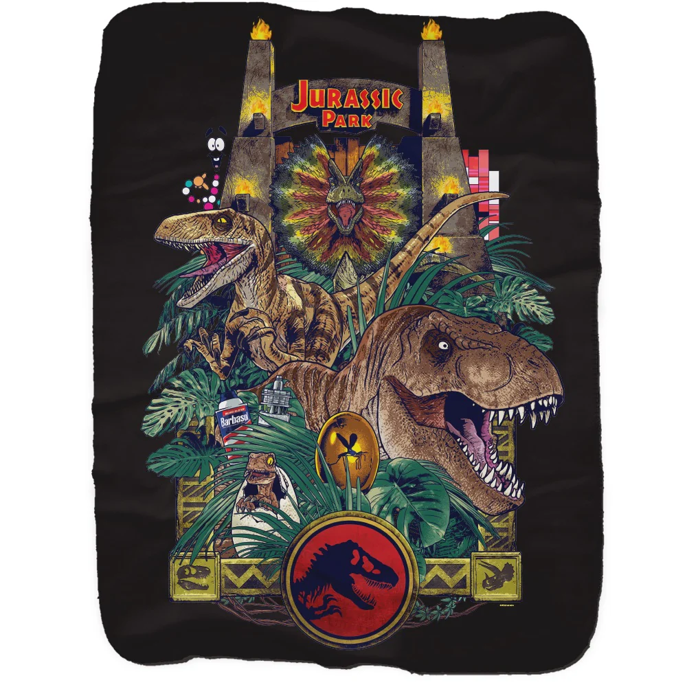 876-jurassic-park-sherpa-blanket-6.webp Jurassic Park Sherpa Blanket