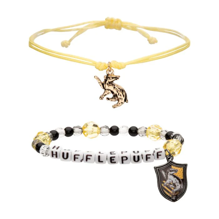 956-harry-potter-hufflepuff-bracelet-set-1.webp Harry Potter Hufflepuff Bracelet Set